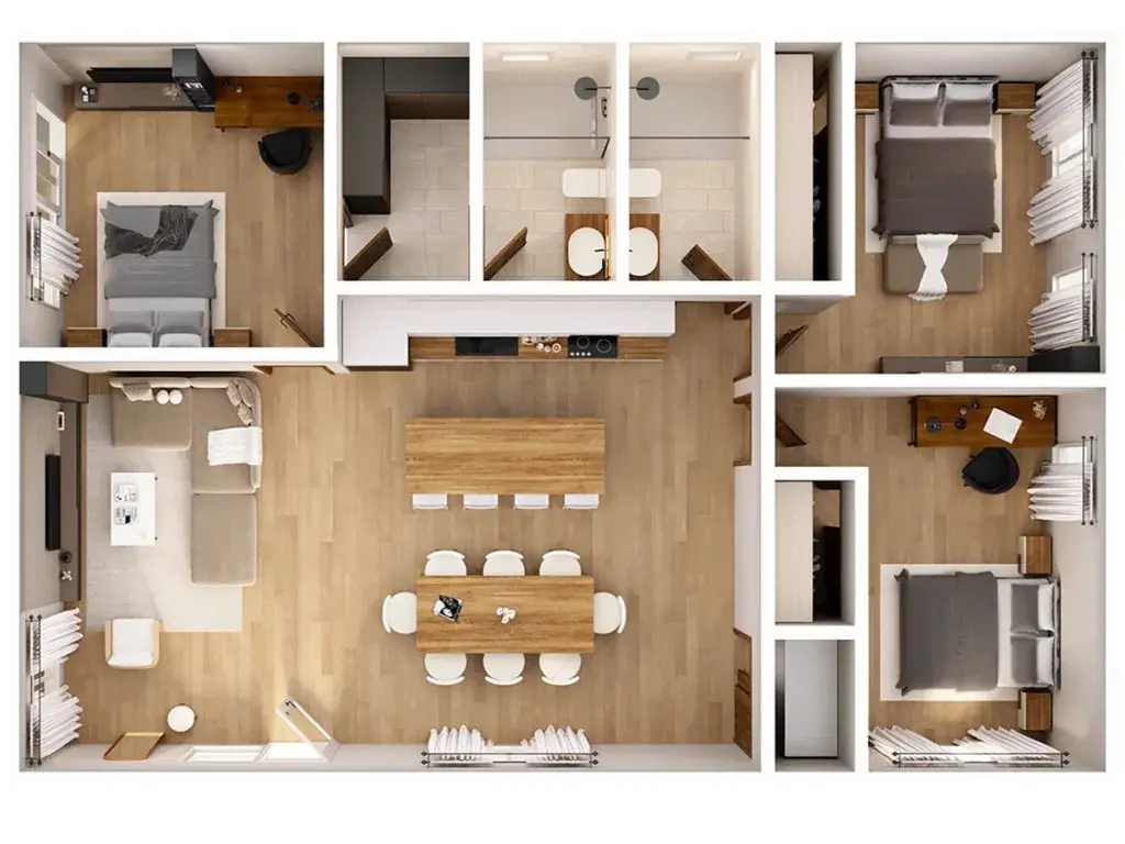 Ataman Studio Small house floor plans and space planning